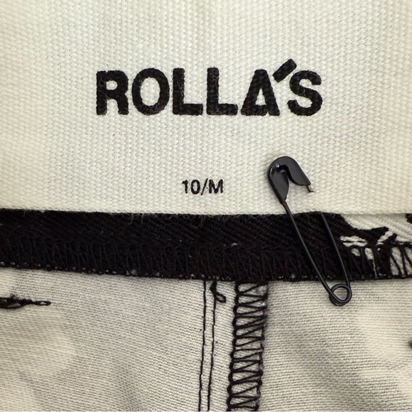 ROLLAS Folk Floral Heidi Pant Cotton High Rise New Without Tags Size 27 - Picture 8 of 12